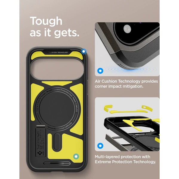 Spigen Tough Armor MagSafe, gunmetal - Google Pixel 11 - Puzdra - Obrázok 7e4c58e0c565489396b9d40b7219d45c