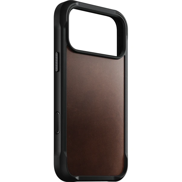 Nomad Rugged Leather (Horween) MagSafe kožený kryt iPhone 17 Pro Max/18 Pro Max Rustic Brown - Puzdra - Obrázok 7e4def61c1c44ba2bb638b87d413ab59