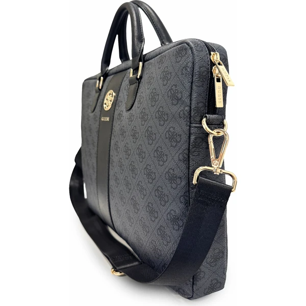 Guess PU 4G Stripe Metal Logo taška na notebook 16" černá - Puzdra - Obrázok 7e7b30c260444ff0a42f5115e576a149