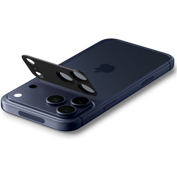 E-shop Spigen Glass TR EZ Fit Optik Pro XL sklo na fotoaparát iPhone 17 Pro Max čierne
