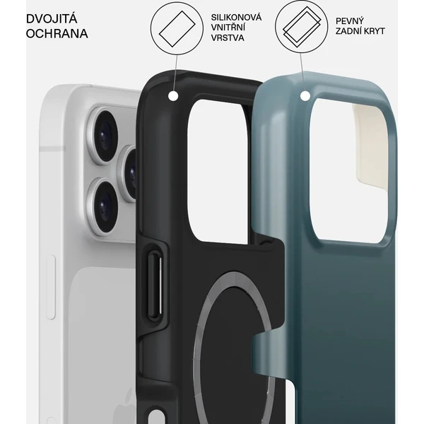 Burga Tough MagSafe kryt iPhone 17 Pro Black Hole - Puzdra - Obrázok 7e82ea43eeb645a49c0ce015cc9dc137