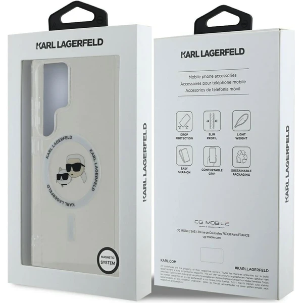 Karl Lagerfeld IML K&CH Heads MagSafe kryt Samsung Galaxy S25 Ultra číry - Puzdra - Obrázok 7ebe2690888143769e2ec97ff1bdd07b