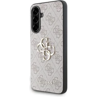 Guess PU 4G Metal Logo Zadný Kryt pre Samsung Galaxy A56 Pink - Puzdra