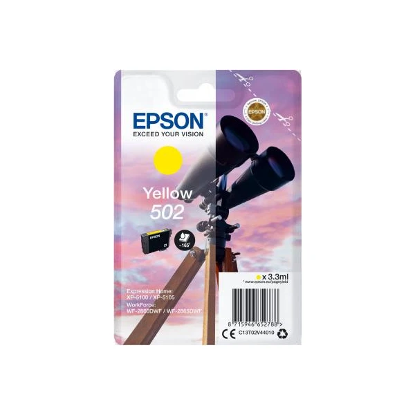 Epson 502 Binoculars žltý - Tonery - Hlavný obrázok