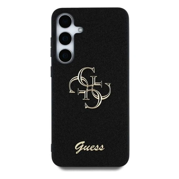 Guess PU Fixed Glitter 4G Metal Logo kryt Samsung Galaxy S25 čierny - Puzdra - Obrázok 7f29fafe0f904730adcc5685ba0a437a