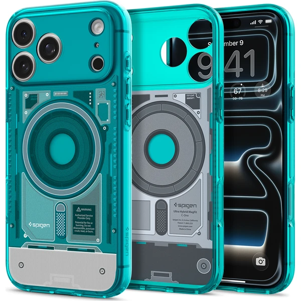 Spigen Ultra Hybrid MagSafe kryt iPhone 18 Pro Max/17 Pro Max c-one bondi blue - Puzdra - Obrázok 7f2e83f15464411bbc7e222dd559fb65