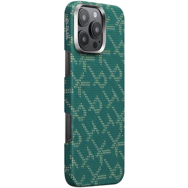 E-shop Pitaka Tactile Woven Case kryt iPhone 16 Pre PTK Green/Gold