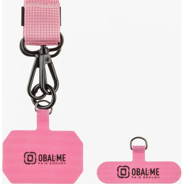 OBAL:ME NeckTag Ribbon popruh na telefón ružový - Popruhy a crossbody - Obrázok 7f3a2b3d5de74c178609552327f339b8