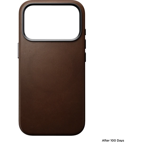 Nomad Traditional Leather MagSafe kožený kryt iPhone 18 Pro Brown - Puzdra - Obrázok 7f5542c7bb0b43c3888828082f809c31