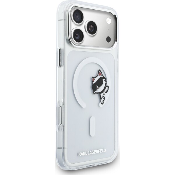 Karl Lagerfeld IML Choupette Peekaboo MagSafe kryt iPhone 17 Pro Max číry - Puzdra - Obrázok 7f5a21493246441c8a29156dac636864