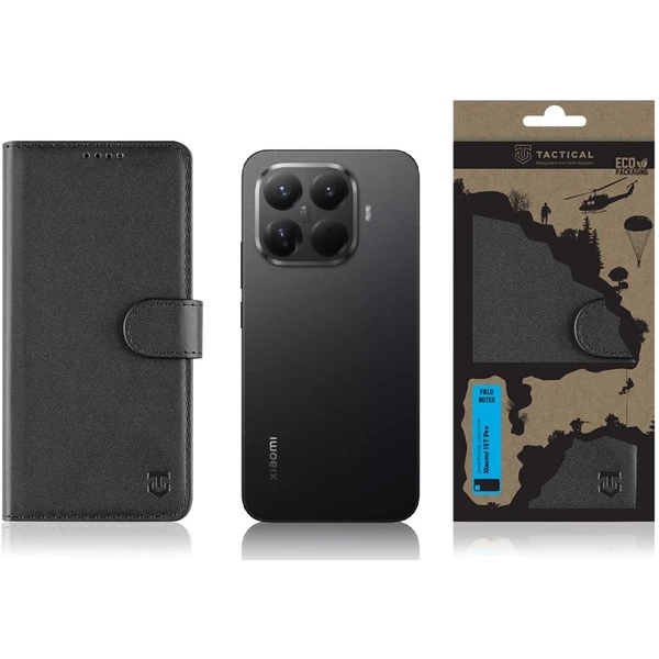Tactical Field Notes puzdro Xiaomi 15T Pro čierne - Puzdra - Obrázok 7f68908f31f3400093c6c2b5519c5637