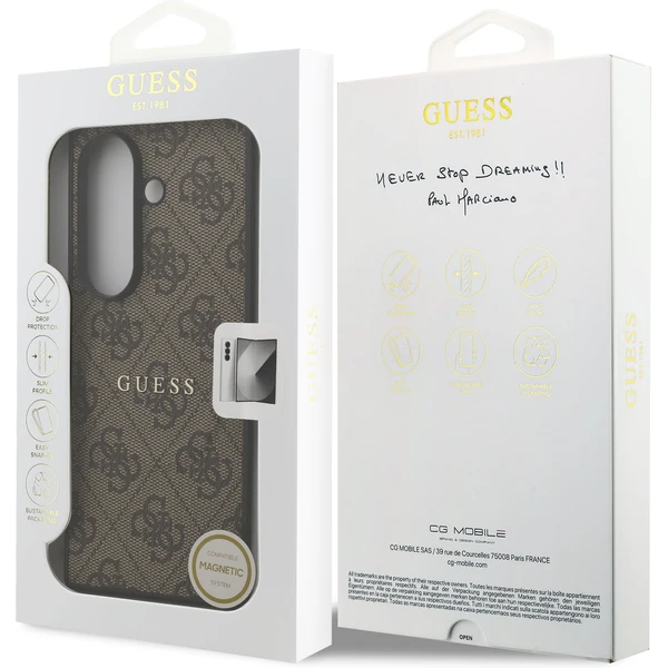 Guess PU Leather 4G Colored Ring Magnetic kryt Samsung Galaxy Z Fold 7 hnedý - Puzdra - Obrázok 7f81d6c736554ce1a63e32431e231402