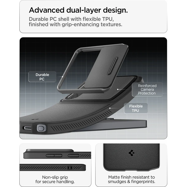 Spigen Optik Armor kryt Samsung Galaxy S26 Ultra čierny - Puzdra - Obrázok 7fa710b444ae43f68f9112316c642490
