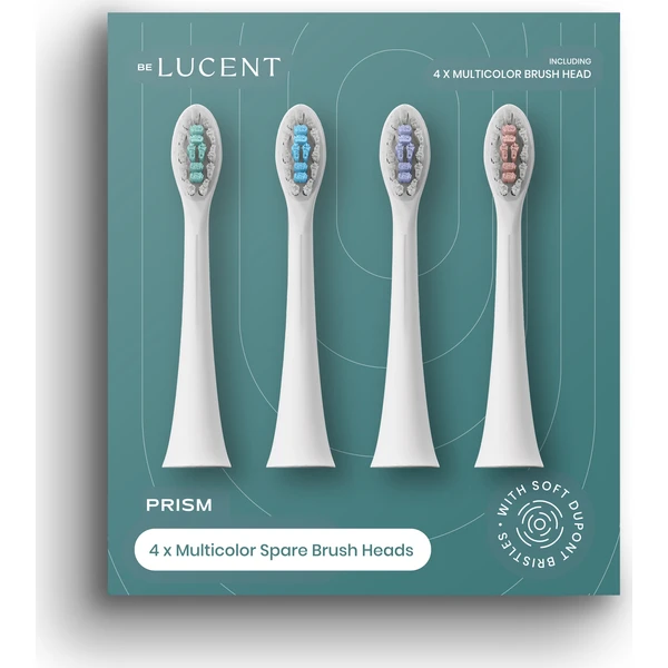 Be Lucent Prism Heads náhradní hlavice (4-pack), barevné - Náhradné hlavice - Hlavný obrázok