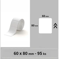 Niimbot štítky RP 60x80mm 95ks pre B3S biele - Pásky pre štítkovače