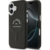 Karl Lagerfeld PU RSG Logo MagSafe kryt iPhone 17 čierny - Puzdra