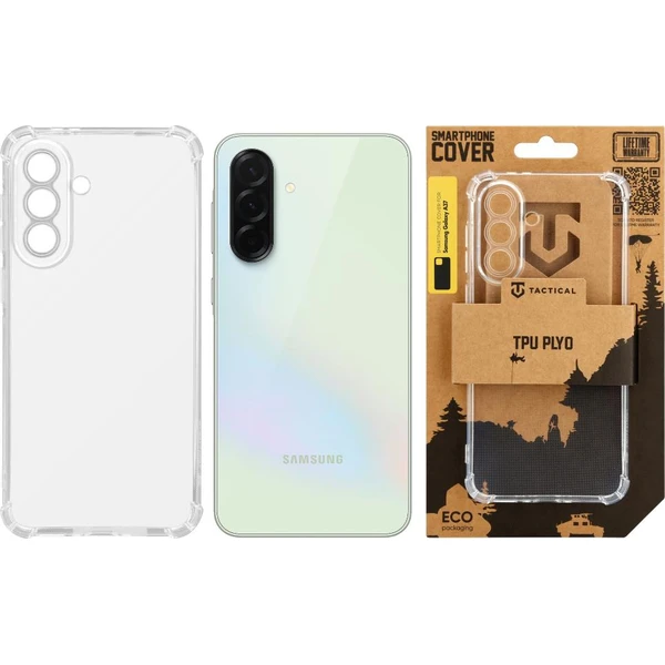Taktický TPU Plyo kryt Samsung Galaxy A37 priehľadný - Puzdra - Obrázok 80202222052c41199fe0ef9df46f6498