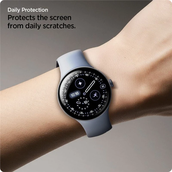 Spigen Eliteshield EZ Fit 2 Pack ochranná fólia Google Pixel Watch 4 (45mm) - Ochranné fólie a sklo - Obrázok 803dc4141897450cb822ffd9bb8d0b65