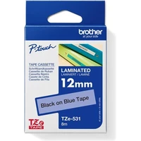 Brother TZe-531 páska čierna na modrom 12 mm - Pásky pre štítkovače