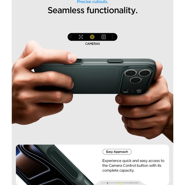 Spigen Thin Fit MagSafe kryt iPhone 18 Pro Max/17 Pro Max abyss green - Puzdra - Obrázok 8097f3f826894d5195ed5df32d5240cb