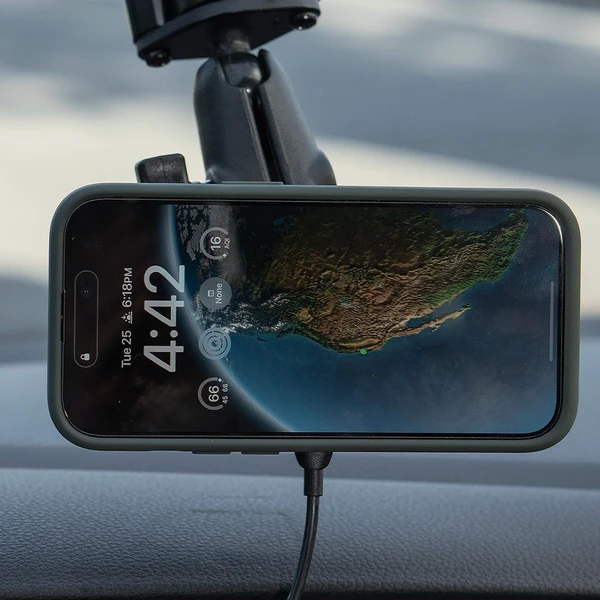 Peak Design Ball Mount Adapter 1" Qi2 držiak (s nabíjaním) čierny - Držiaky - Obrázok 80AD000K01