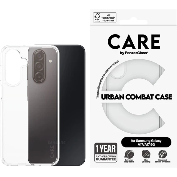 PanzerGlass® CARE Urban kryt Samsung Galaxy A17/A17 5G číry - Puzdra - Obrázok 80XI000K01
