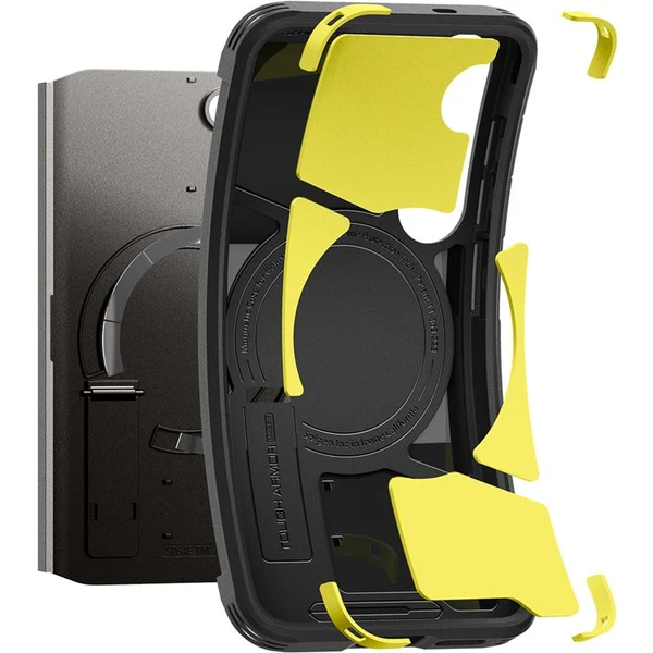 Spigen Tough Armor MagSafe kryt Samsung Galaxy S25 tmavo šedý - Puzdra - Obrázok 80b1cf2d6f9e496c98d3d6a7352266d2