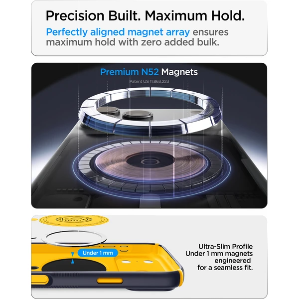 Spigen Nano Pop Hybrid MagSafe kryt iPhone 18 Pro Max/17 Pro Max čučoriedkovo námornícka modrá - Puzdra - Obrázok 80c4841e89034bfa9c028c01370070c4
