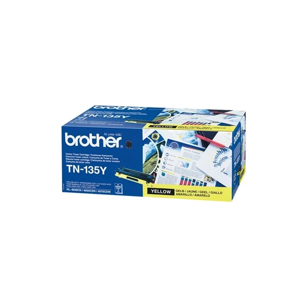 Brother TN135Y tonerová kazeta žltá - Tonery - Hlavný obrázok