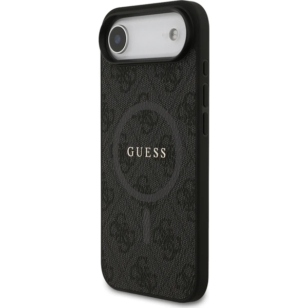Guess PU Leather 4G Colored Ring MagSafe Zadný Kryt pre iPhone Air čierny - Puzdra - Obrázok 80fe29284da648d8a2df81aaa960ed0d
