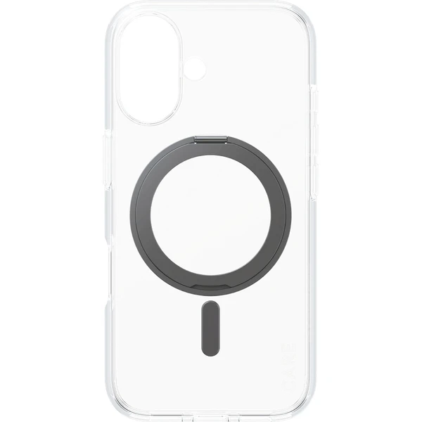 PanzerGlass® CARE kryt Apple iPhone 16 MagSafe KickStand číry/čierny - Puzdra - Obrázok 8108000P01