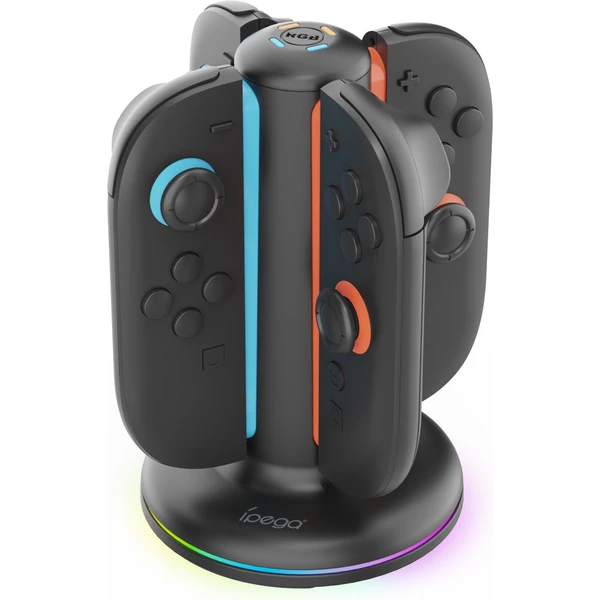 iPega SW2052 nabíjacia stanica s RGB pre JoyCon Ovládače Nintendo Switch 2 čierna - Nabíjačky - Obrázok 810e275b88f849d38e91cd5ab1e034a3