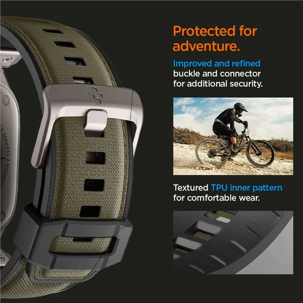 Spigen DuraPro Armor remienok Apple Watch Ultra 49/46/45/44/42mm tmavo zelený - Remienky - Obrázok 811f5704a8864f45b99ae3e11b847025