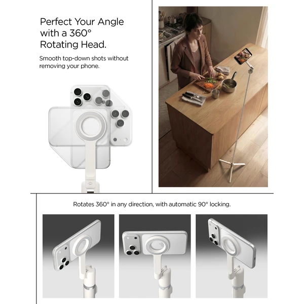 Spigen MagSafe Tripod Selfie tyč béžová - Držiaky - Obrázok 815bd0a8c14c4d2bbfc1a0ee2e1578ce
