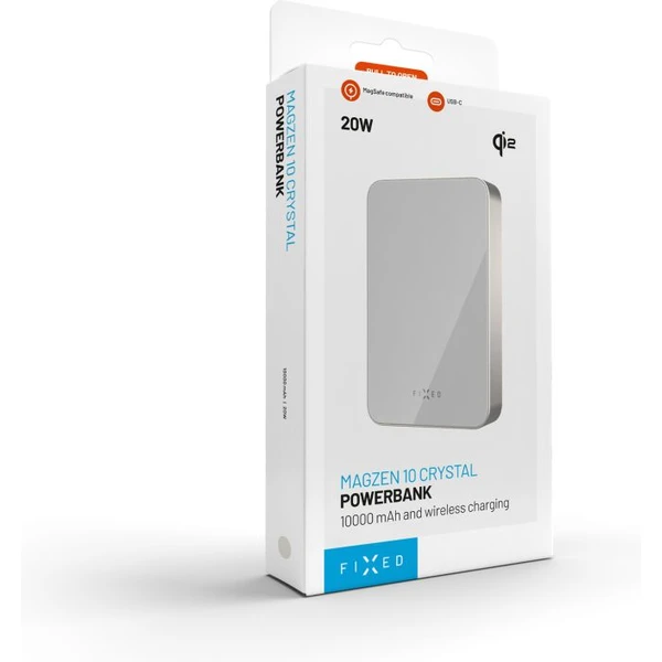 FIXED MagZen 10 Crystal MagSafe/Qi2 powerbanka, 10000mAh, titánová - Powerbanky - Obrázok 81808c971e044501ab9b98dbeb601dcc