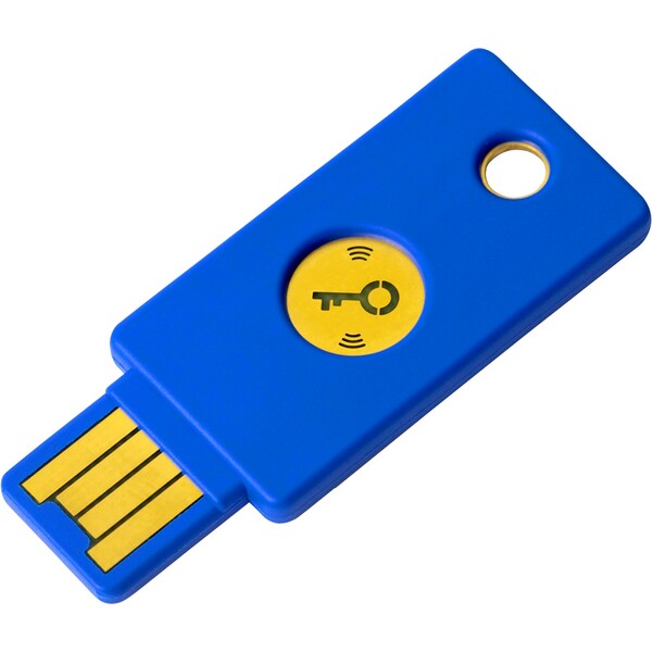 Security Key NFC - USB-A, podporujúci viacfaktorovú autentizáciu (NFC, MIFARE)