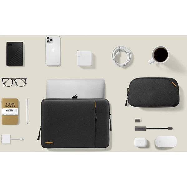 tomtoc Sleeve Kit 14" MacBook Pro čierna - Puzdra - Obrázok 81G6000601