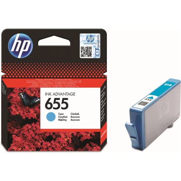 HP CZ110AE č. 655 Azúrová originálna - Cartridge - Hlavný obrázok