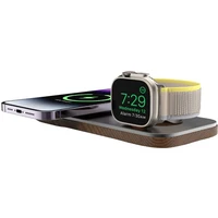 CubeNest K200 2v1 magnetická nabíjačka s MagSafe šedá - Nabíjačky