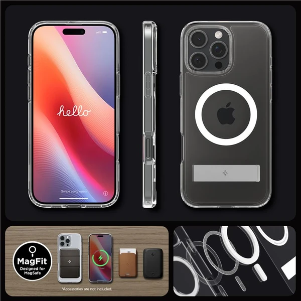Spigen Ultra Hybrid S MagSafe kryt iPhone 16 Pro crystal clear - Puzdra - Obrázok 81a0291b9f4942d4a106a6c1160b0d4c