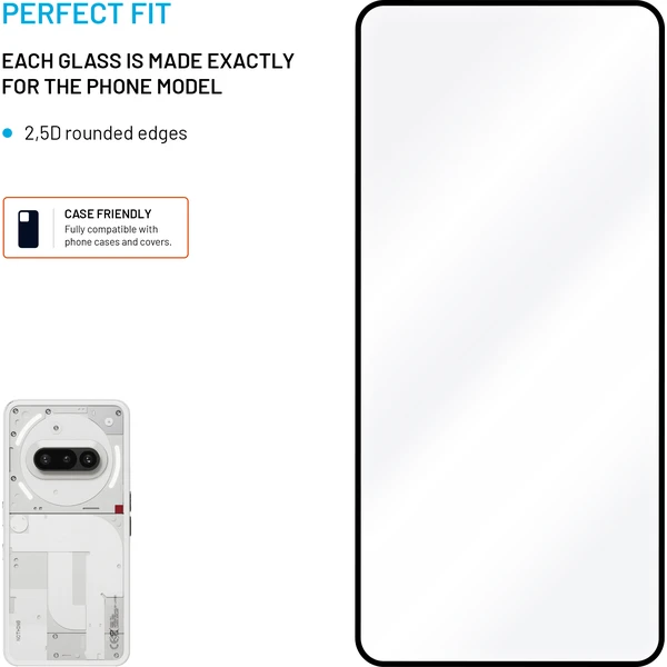 FIXED 2,5D Full-Cover ochranné sklo Nothing Phone (3a) 5G/Pro 5G čierne - Ochranné fólie a sklo - Obrázok 81b04fbaf67a4079b722f5104ff5630c