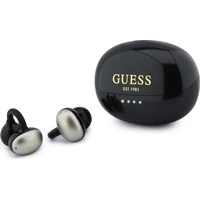 Guess Metallic Finish Classic Logo OWS bezdrôtová slúchadlá čierna - Slúchadlá