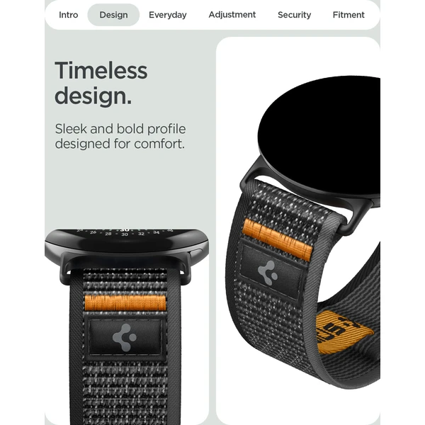 Spigen Athlex Air, active black orange - Google Pixel Watch 5/4/3 41mm/2/1 - Remienky - Obrázok 81c8f09c5450480ab542e71cd6c4ccdf