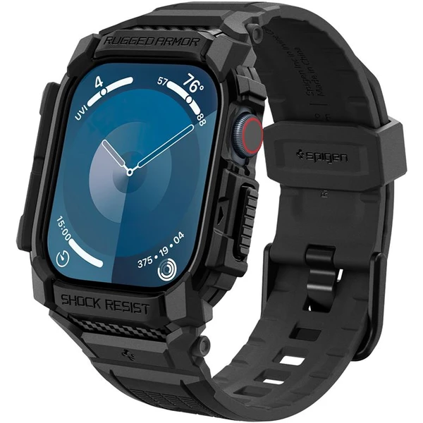 Spigen Rugged Armor Pro remienok s puzdrom Apple Watch 10/11 (42mm) matne čierny - Remienky - Obrázok 81ccb0d491a04d2296a04a4dff03bb3b
