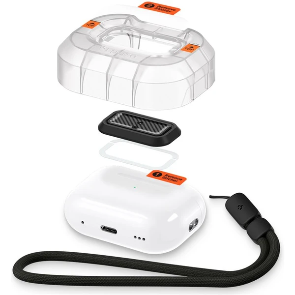 Spigen Lock Fit M puzdro AirPods Pro (2nd/1st Gen) karbón - Puzdra - Obrázok 81d4d3b865b645e2b8dd1b80041e4eb5
