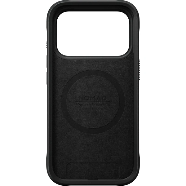 Nomad Rugged Leather (Horween) MagSafe kožený kryt iPhone 18 Pro Rustic Brown - Puzdra - Obrázok 81e948d96b954442b2cfee8a672aefa0