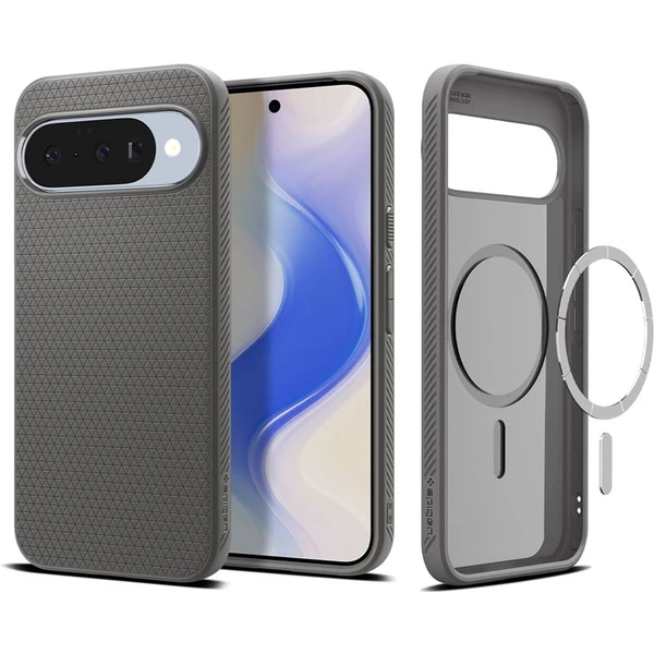 Spigen Liquid Air MagSafe kryt Google Pixel 10/10 Pro sivý - Puzdra - Hlavný obrázok