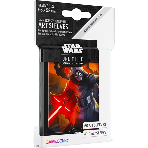 Gamegenic - Star Wars: Unlimited Art Sleeves - Kylo Ren - Obaly na karty - Hlavný obrázok