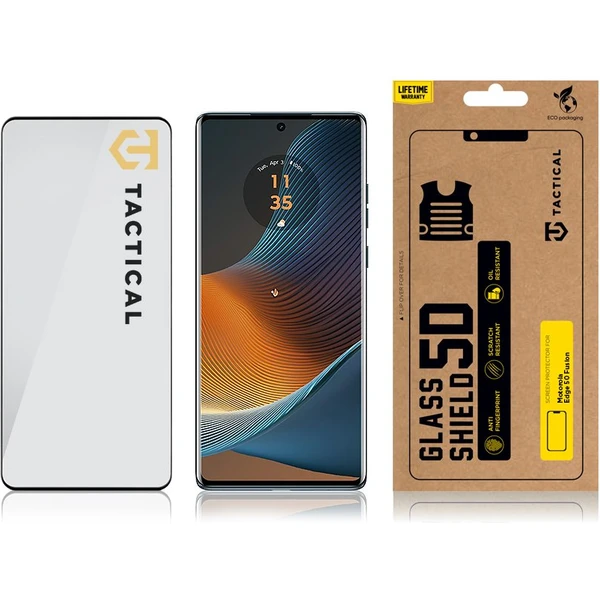 Tactical Glass Shield 5D sklo pre Motorola Edge 50 Fusion čierne - Ochranné fólie a sklo - Obrázok 8207747d138b4149a259d8d78103f9a0