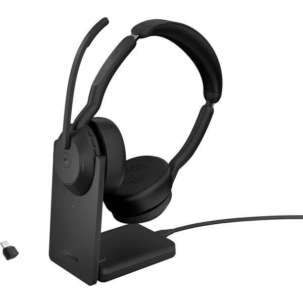 Jabra Evolve2 55/Link380c MS Stereo STAND - Slúchadlá - Hlavný obrázok